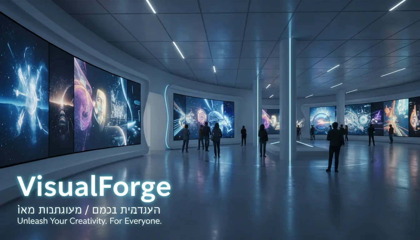 גלריית תמונות AI - מרחב דיגיטלי מתקדם